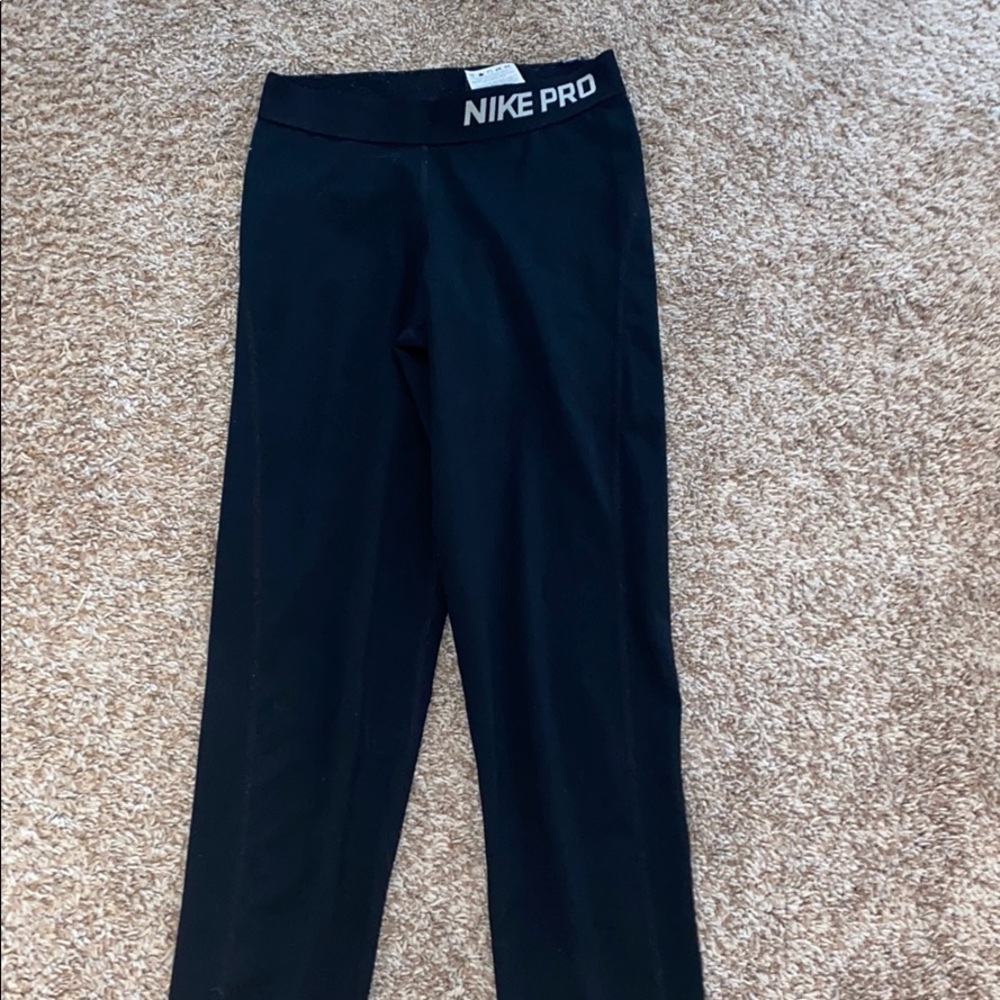 Black nike pro leggings